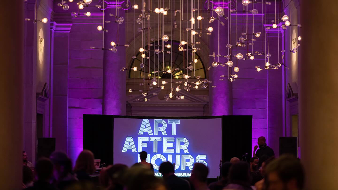 City street with blue sky